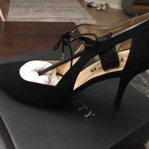 Black Suede Pumps